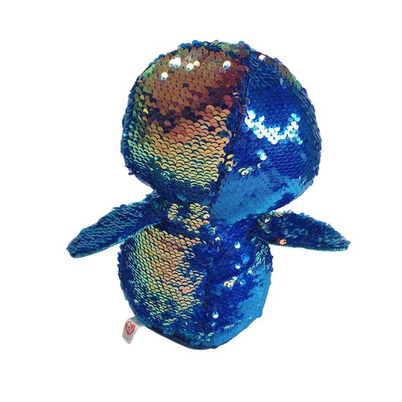 Payton The Penguin TY Flippables 10 Inch Tall 2018 Plush Sequin Toy Gift Beanie - Picture 4 of 7